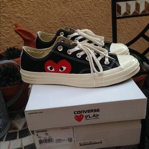 converse play black low